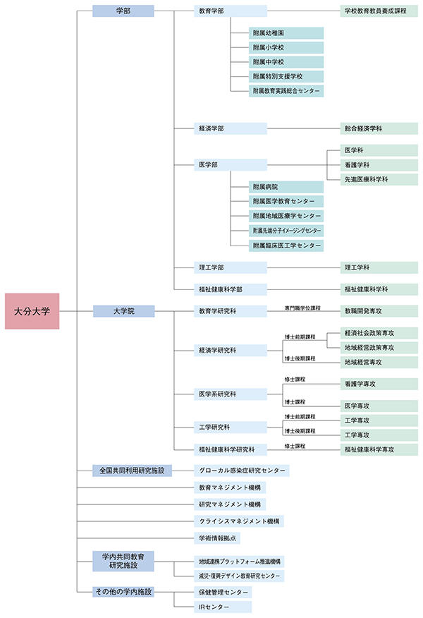 組織図　教育研究組織