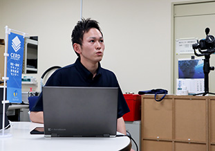 学生CERDで活躍する田中さん