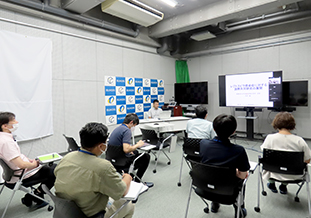 配信会場の様子