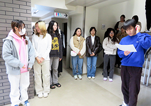 通報訓練(留学生寄宿舎)