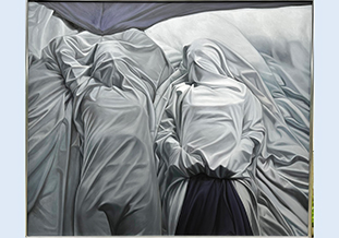 作品名:瞬(またたき)<br />(油彩、1620×1940㎜)