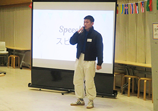 留学生代表のファンさん