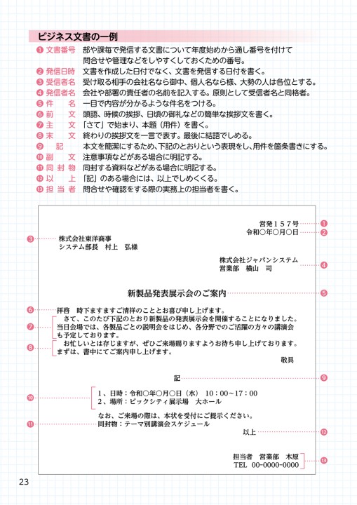 インターンシップビジネスマナーブック